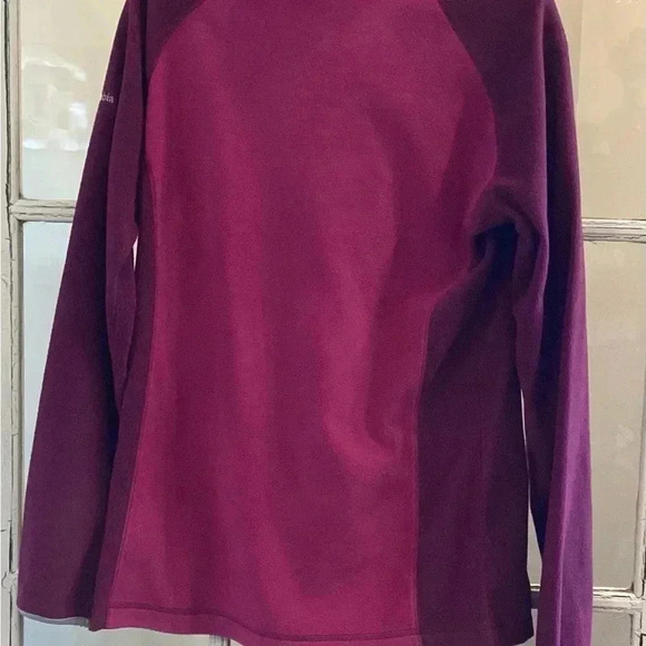 Columbia 1/4 Zip Fleece Pullover Women's Medium Sweater Mock Neck Outdoor - Picture 2 of 4